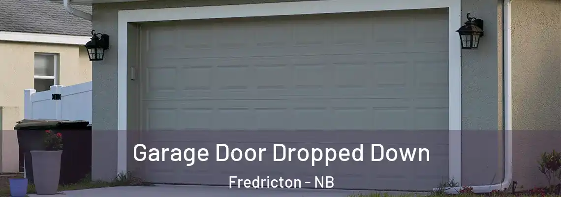 Garage Door Dropped Down Fredricton - NB