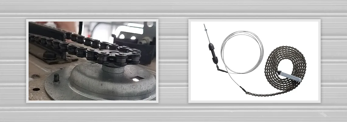 Noisy Garage Door Chain Repair in Fredricton, New Brunswick