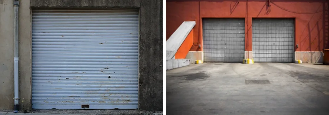 Rusty Iron Garage Doors Replacement in Fredricton, NB