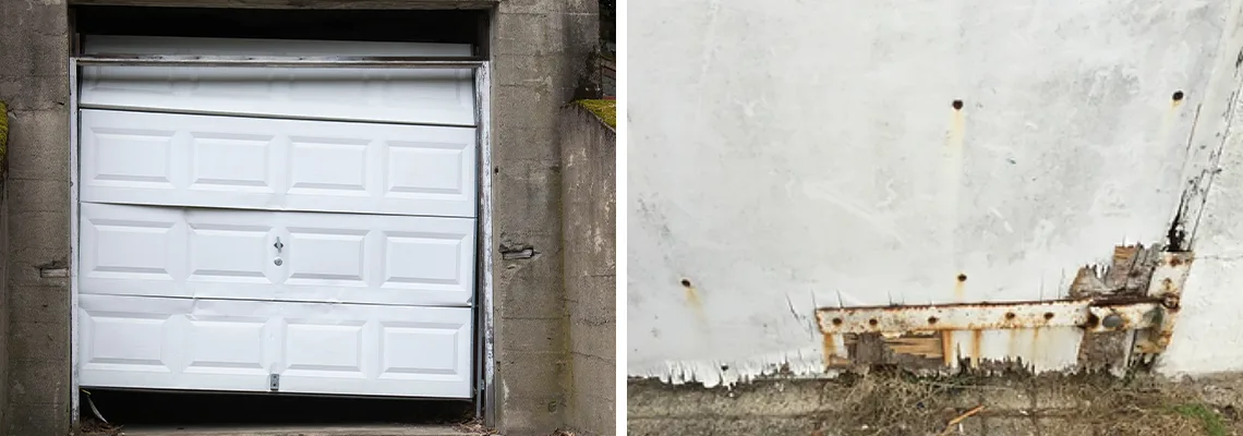 Rotten Commercial Garage Door Repair in Fredricton, NB