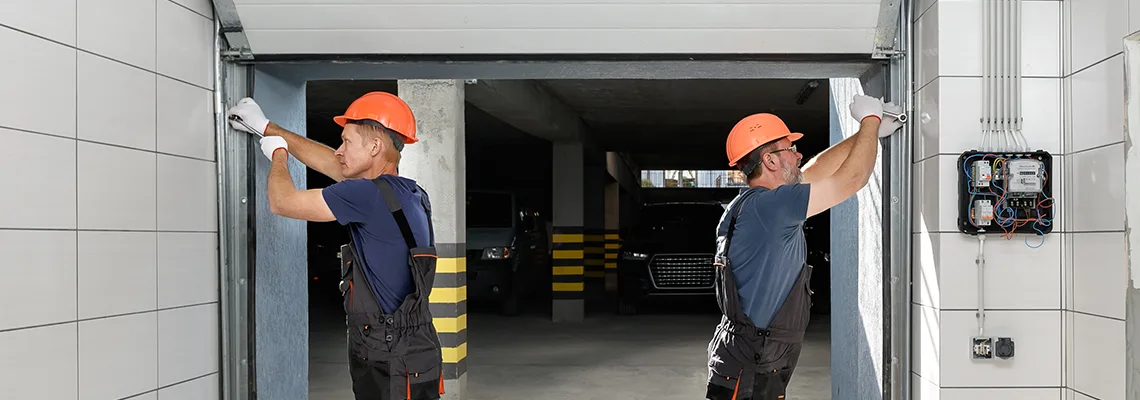 Wooden Garage Door Frame Repair in Fredricton, New Brunswick