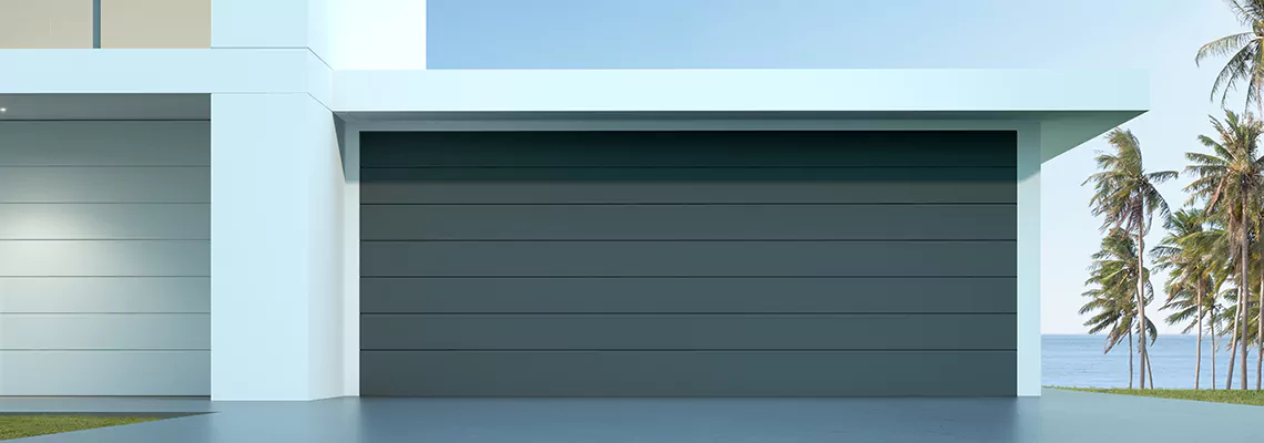 Insulated Modern Garage Doors in Fredricton, New Brunswick