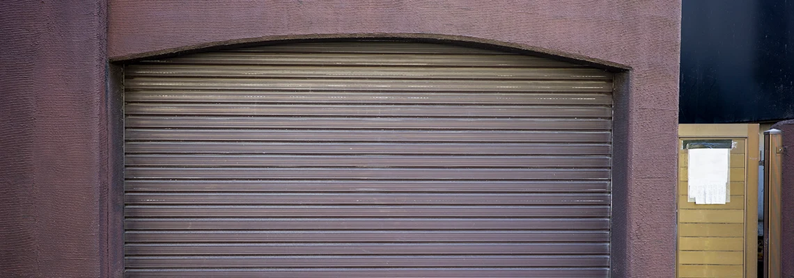 Fallen Garage Door Worn Rollers Replacement in Fredricton, New Brunswick